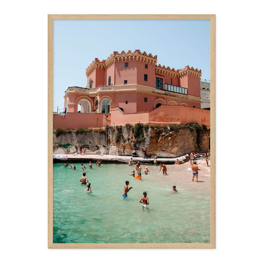 Pink Palace Beach Print