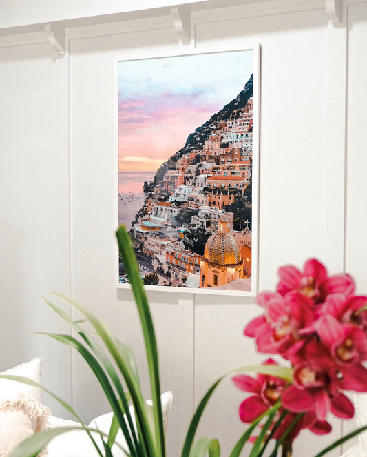 Positano Pinks Print