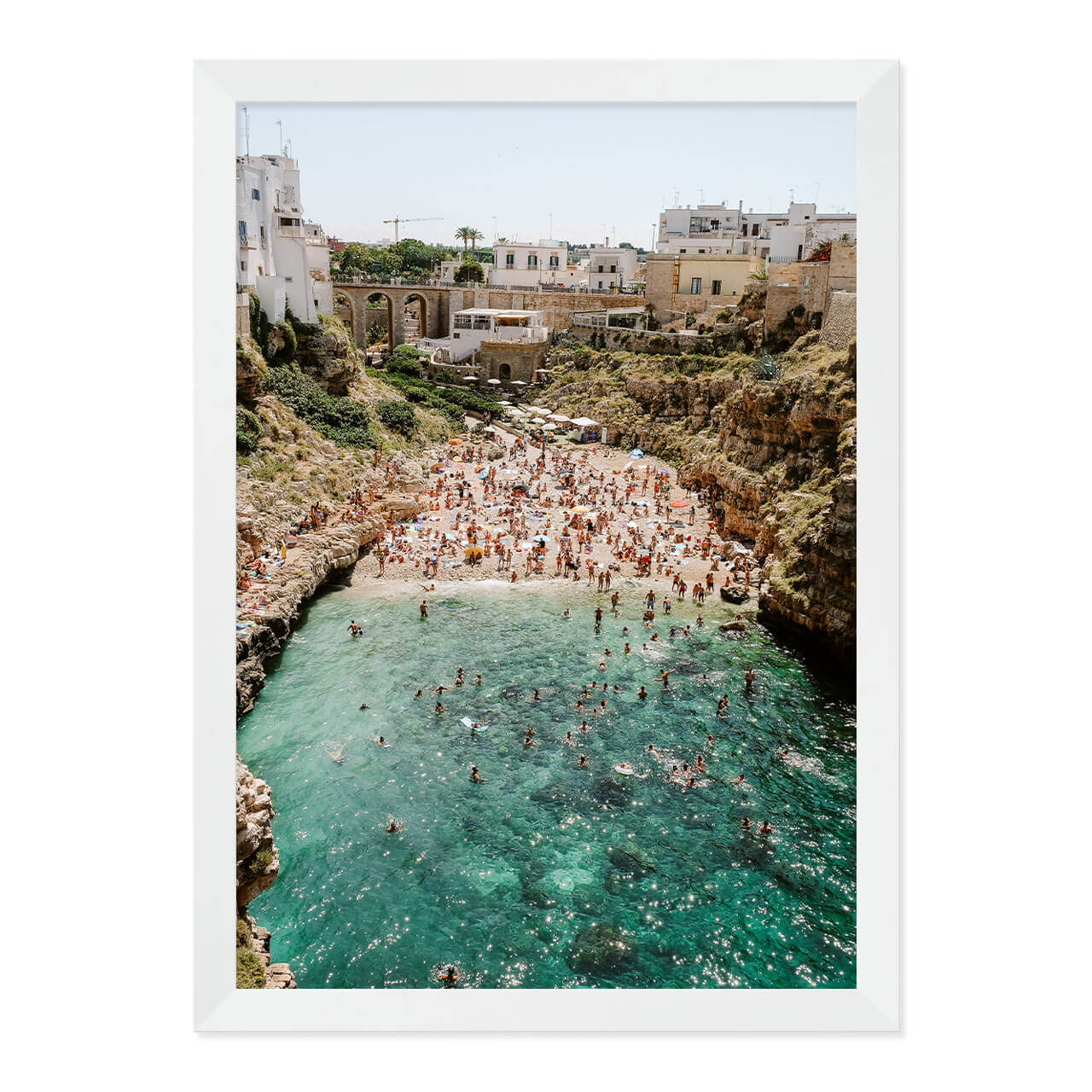 Polignano a Mare Poster Italy Print Polignano a Mare Travel Print Wall Art,  Italy Travel Poster -  Denmark