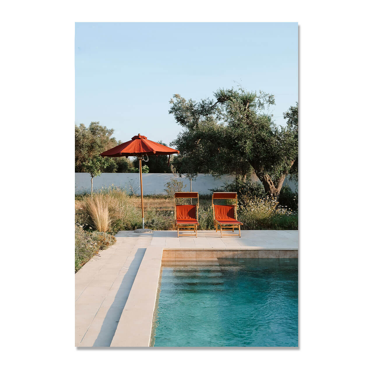 Poolside in Puglia Print