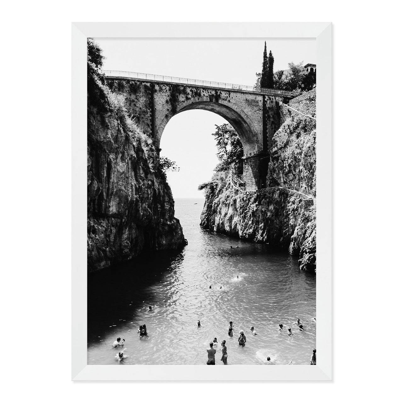 Black & White Capri Print - Framed & unframed Italian prints - Outside In –  Outside In Co.