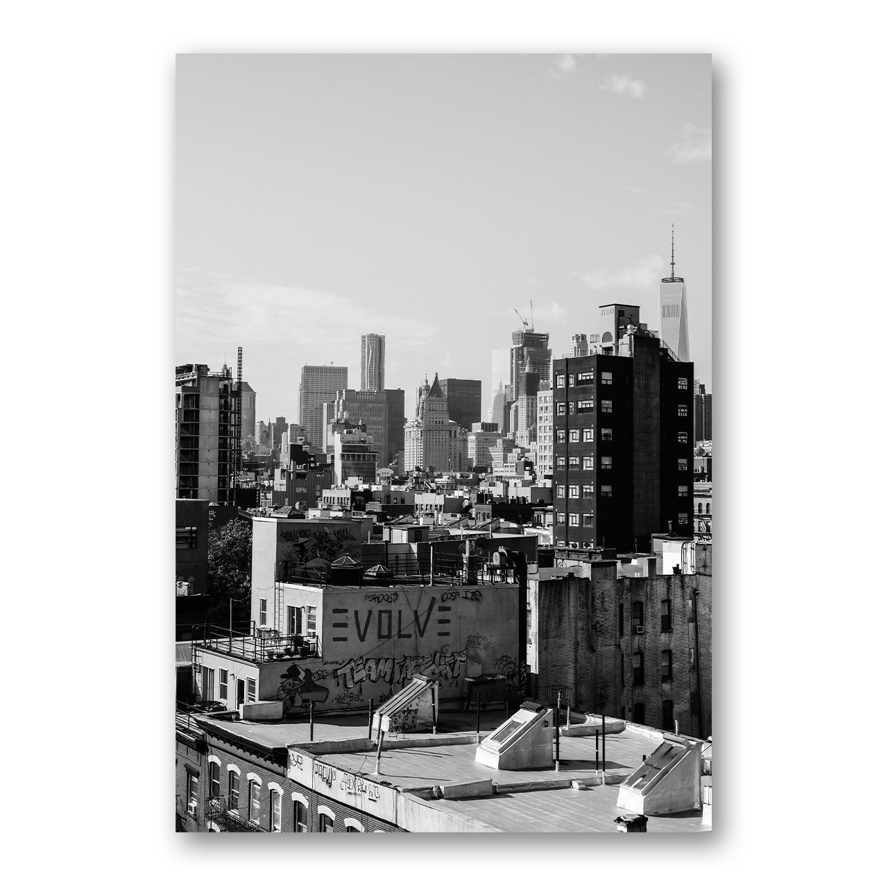 Black & White Lower East Side Photo Print