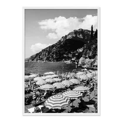 Black & White Spritz Spot Photo Print A1 White Frame