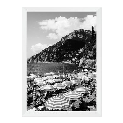 Black & White Spritz Spot Photo Print A3 White Frame