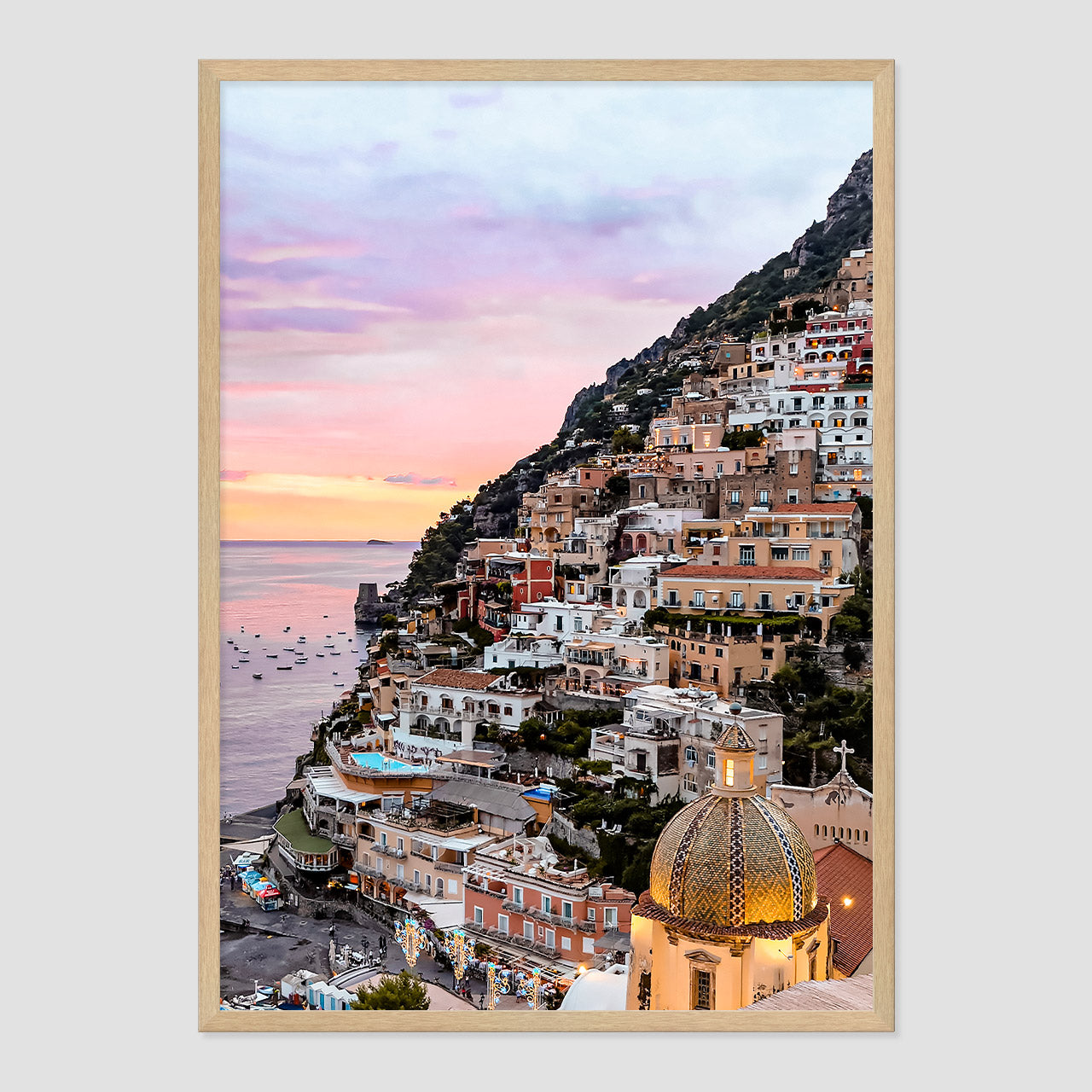 Positano Pinks Print