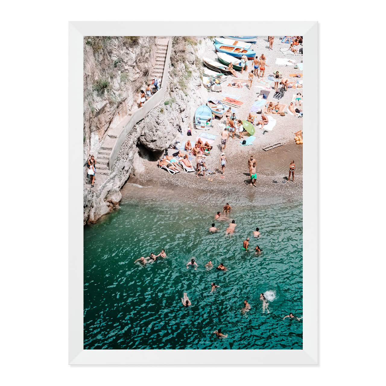 Seaside Swims Print