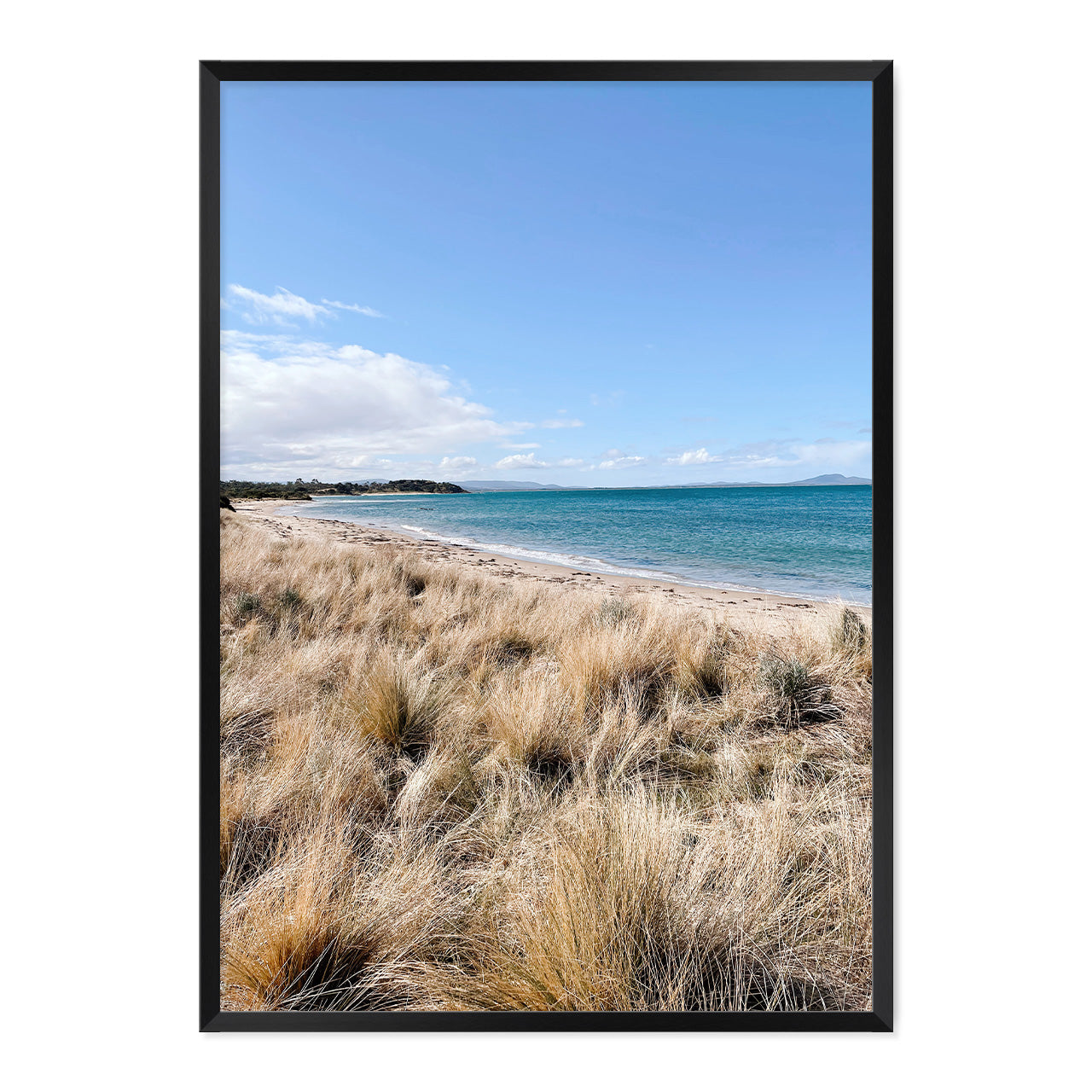 Seaside Photo Print A1 Black Frame