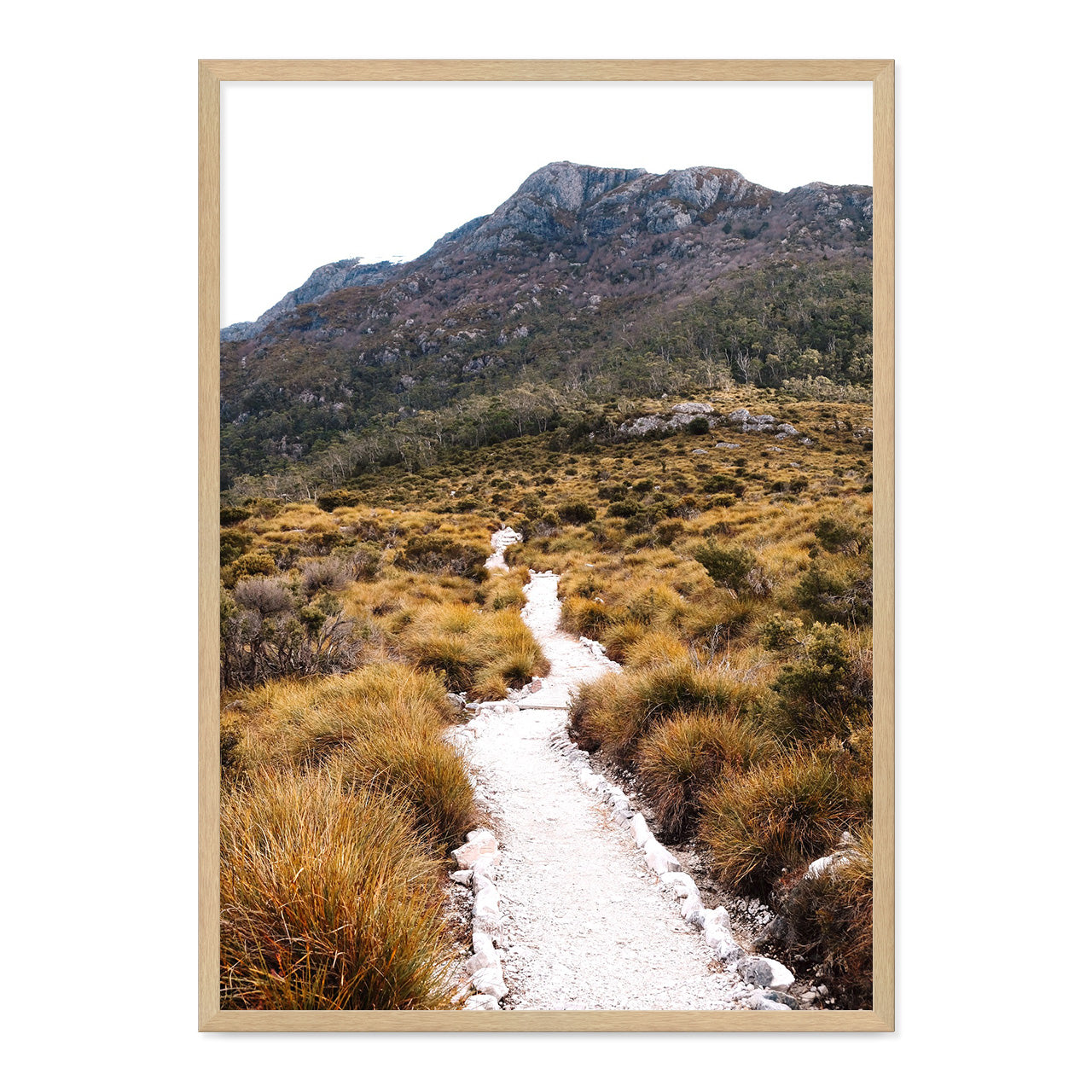 The Path Photo Print A2 White Frame in arch home decor