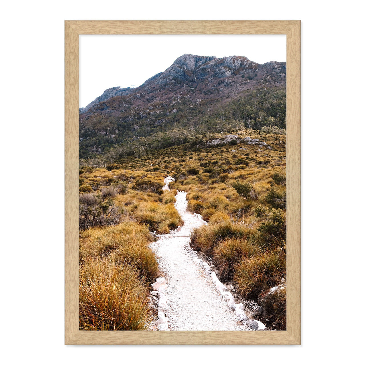 The Path Photo Print A2 Black Frame