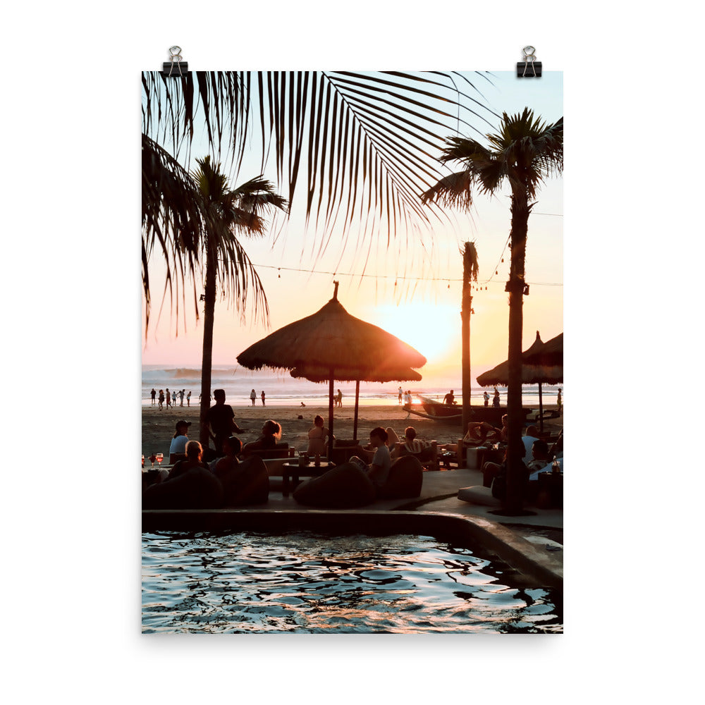 Bali Beach Club Photo Print