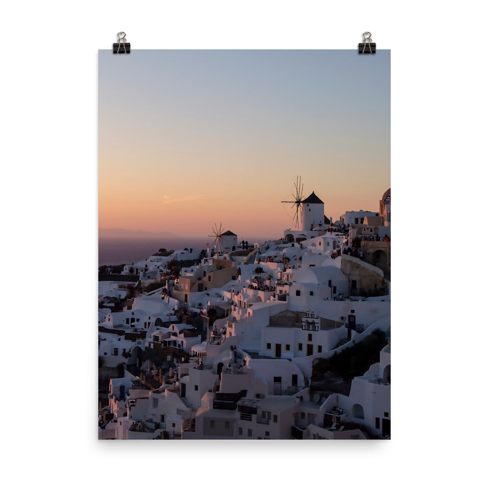 Santorini Sunsets Print