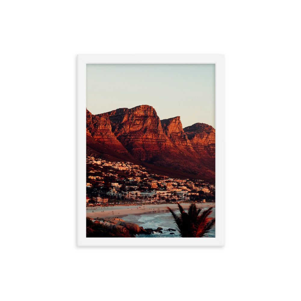 Camps Bay Photo Print A3 White Frame