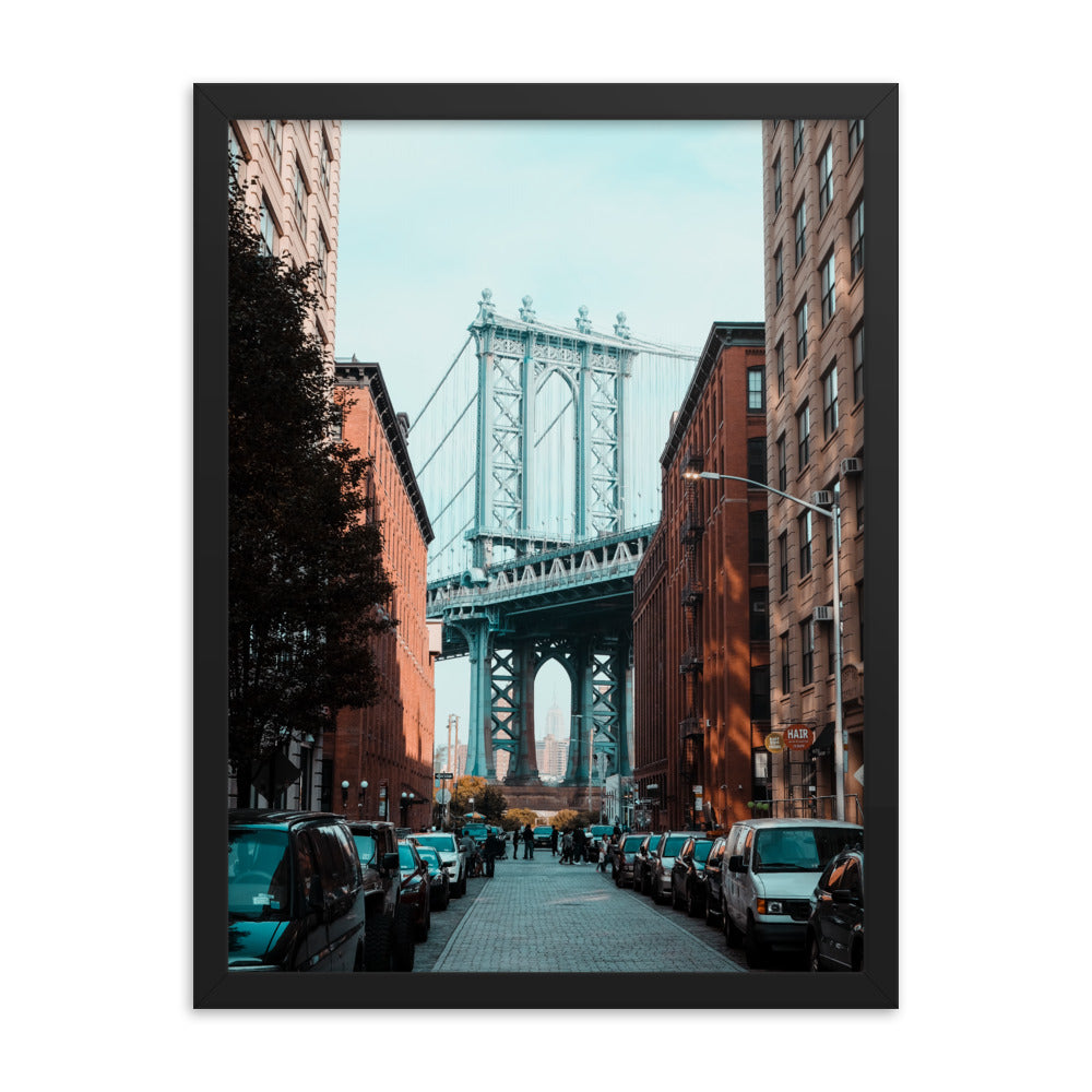 Brooklyn Vibes Photo Print A2 Black Frame