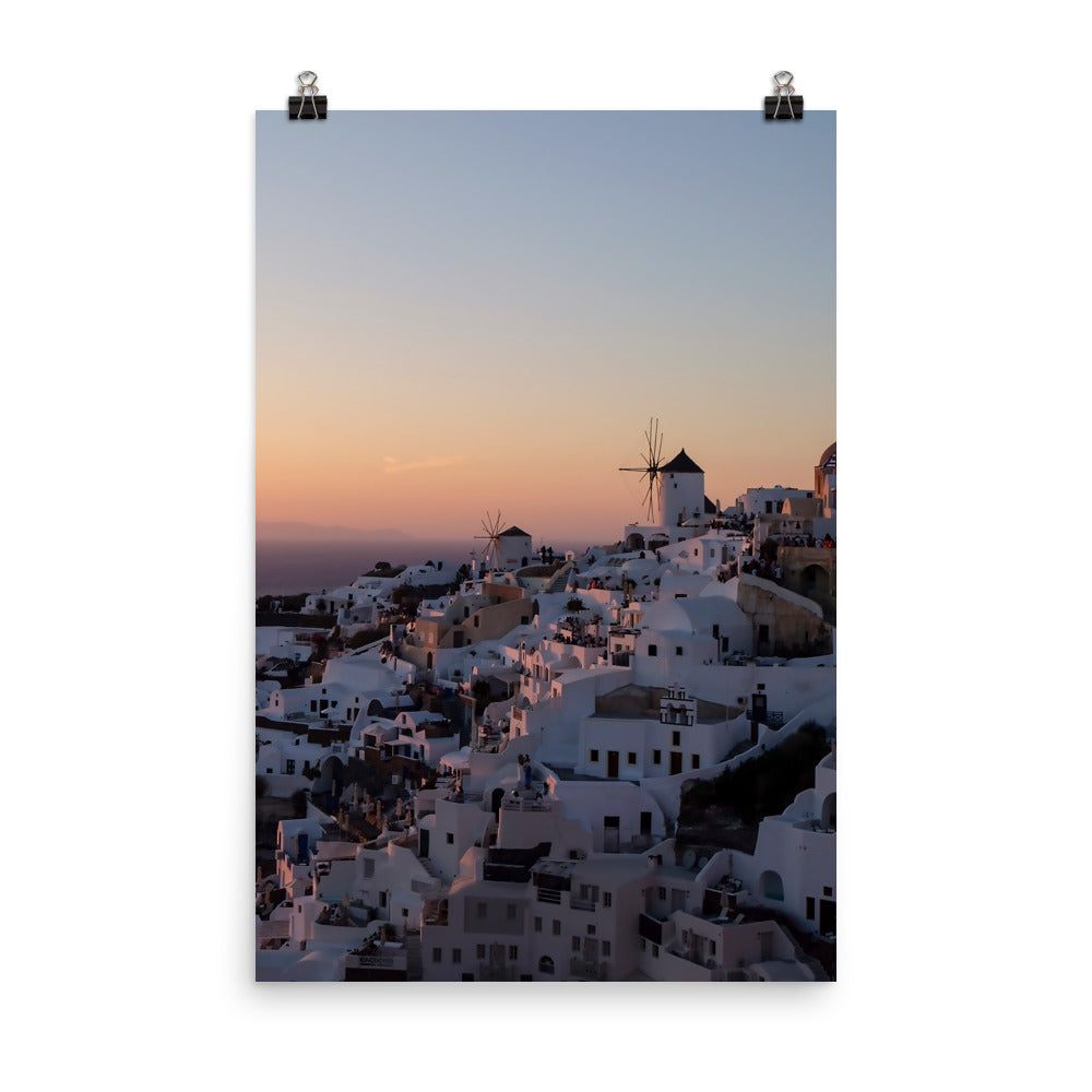 Santorini Sunsets Print