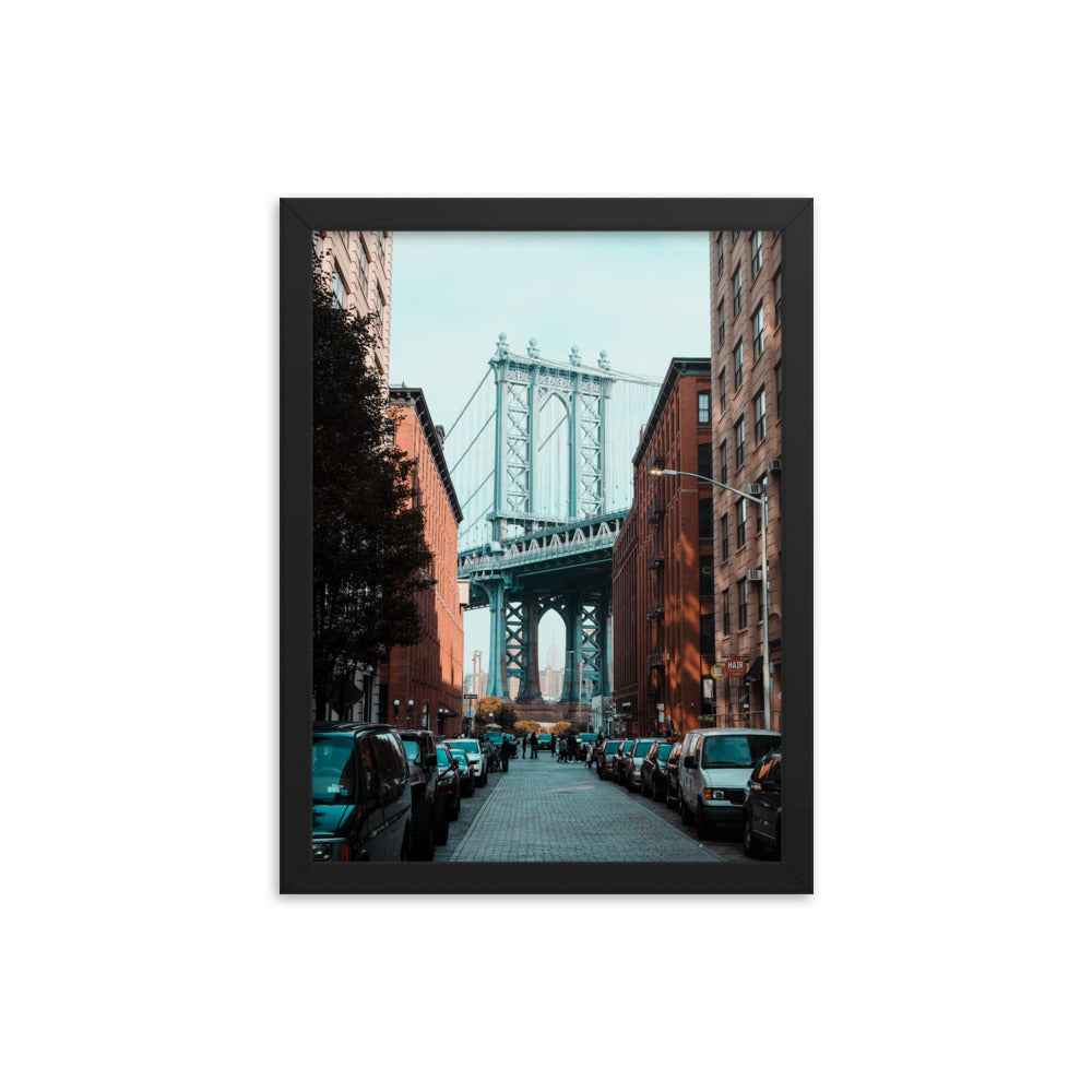 Brooklyn Vibes Photo Print A3 Black Frame