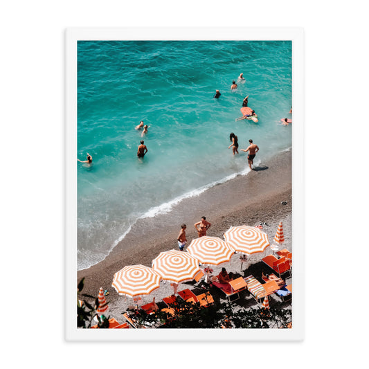 Beach Club Dips Photo Print A2 White Frame