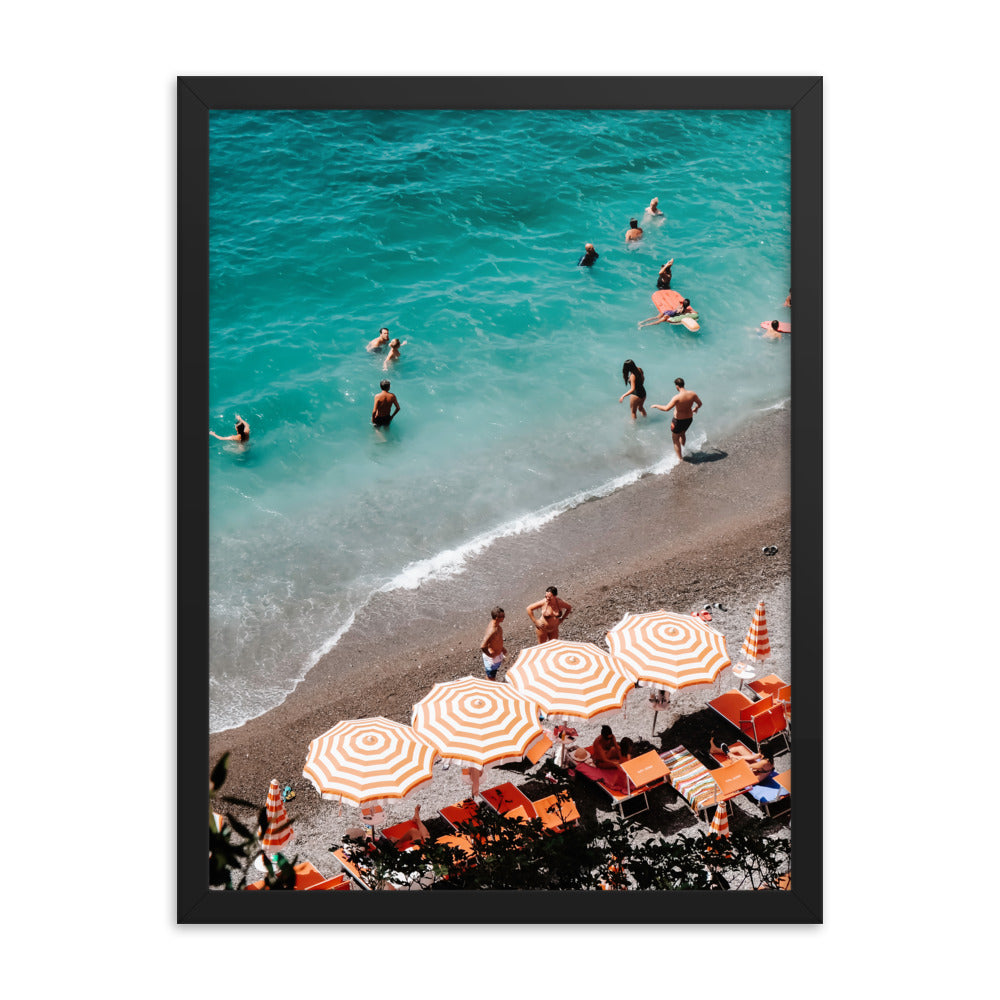 Beach Club Dips Photo Print A2 Black Frame